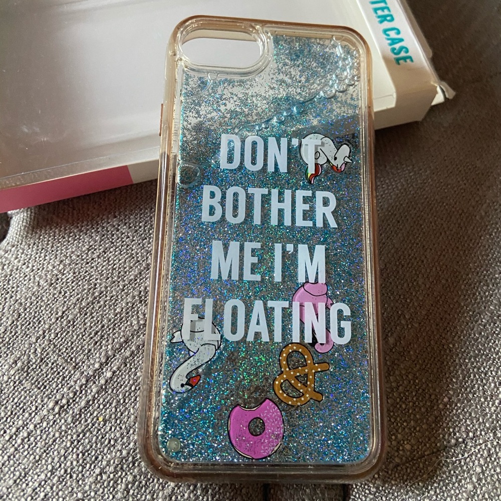iPhone Floating Glitter Case - Picture 3 of 12